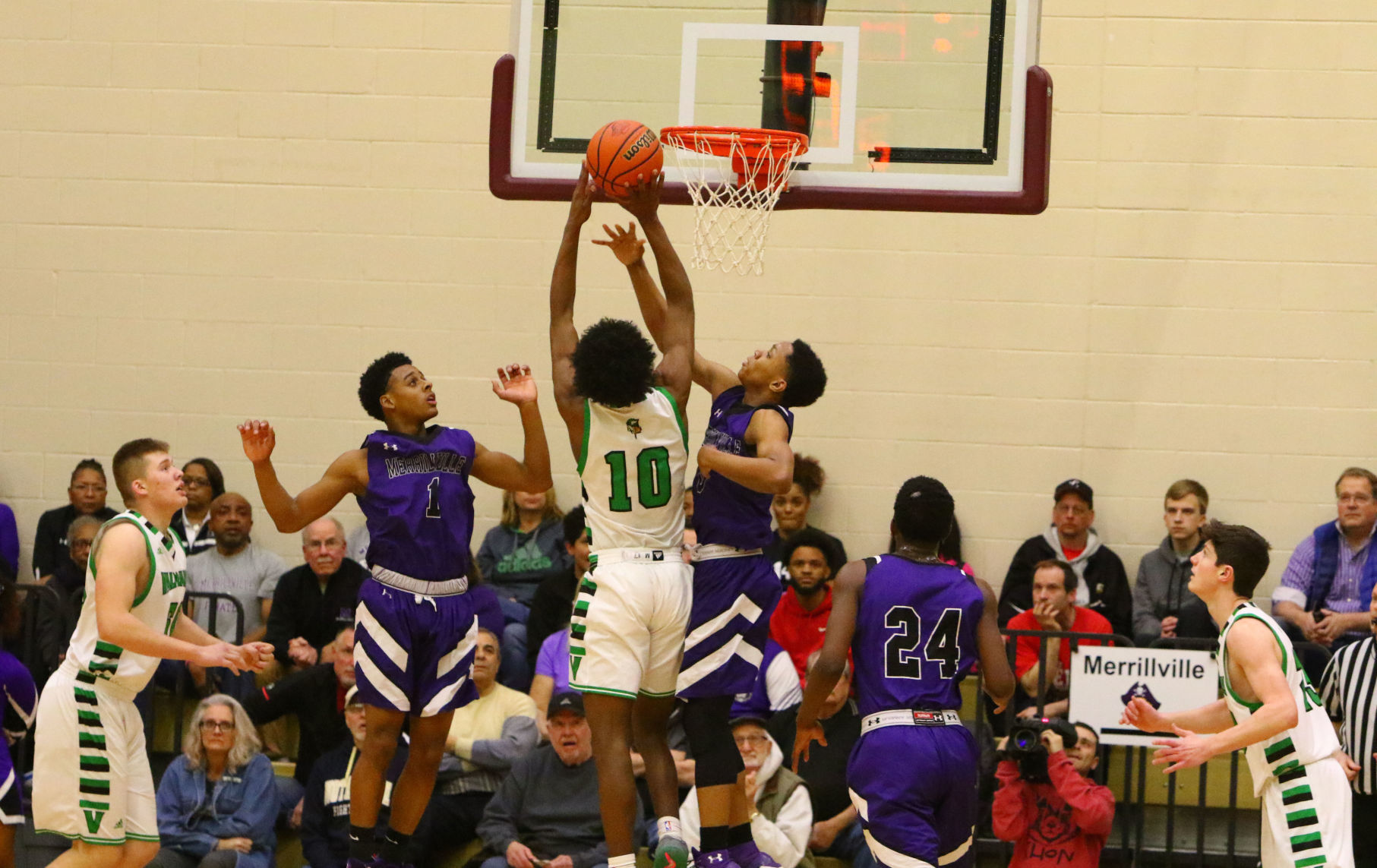 Gallery: Chesterton Sectional - Valparaiso vs. Merrillville boys basketball